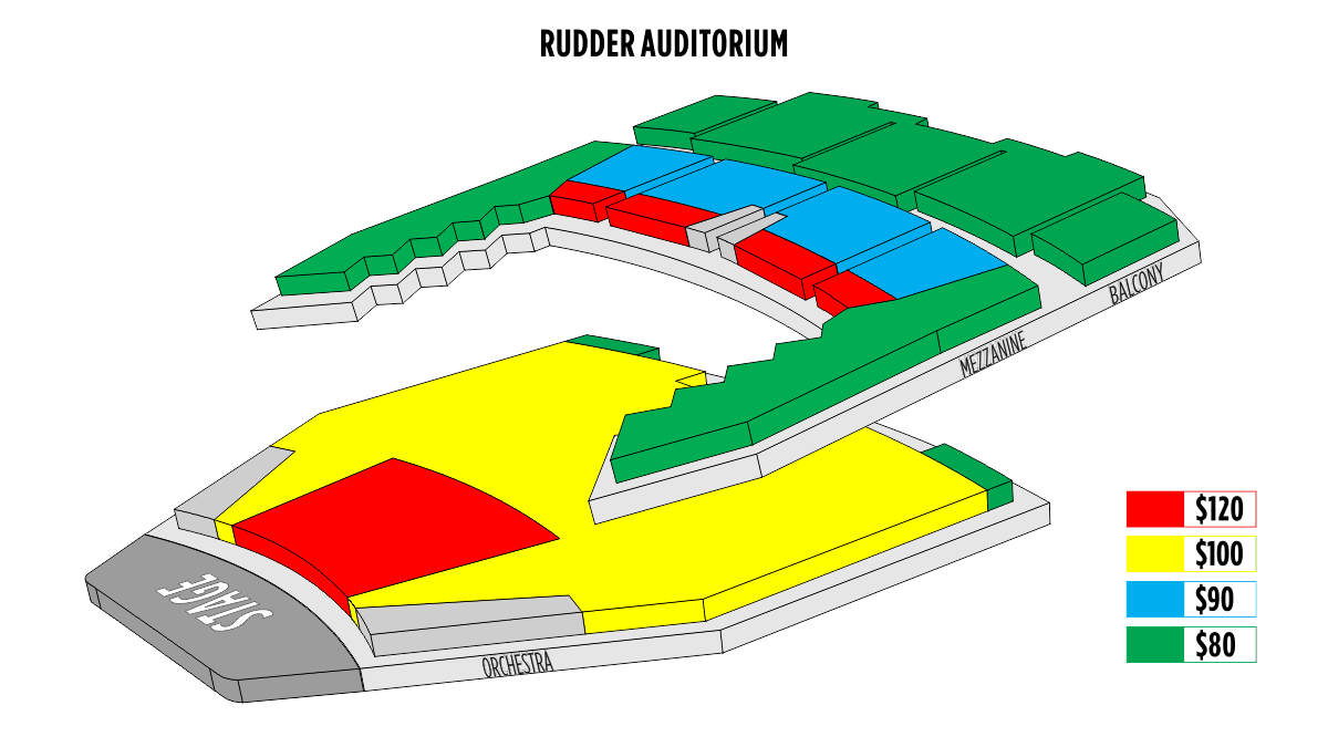 College Station Rudder Auditorium Seating Chart