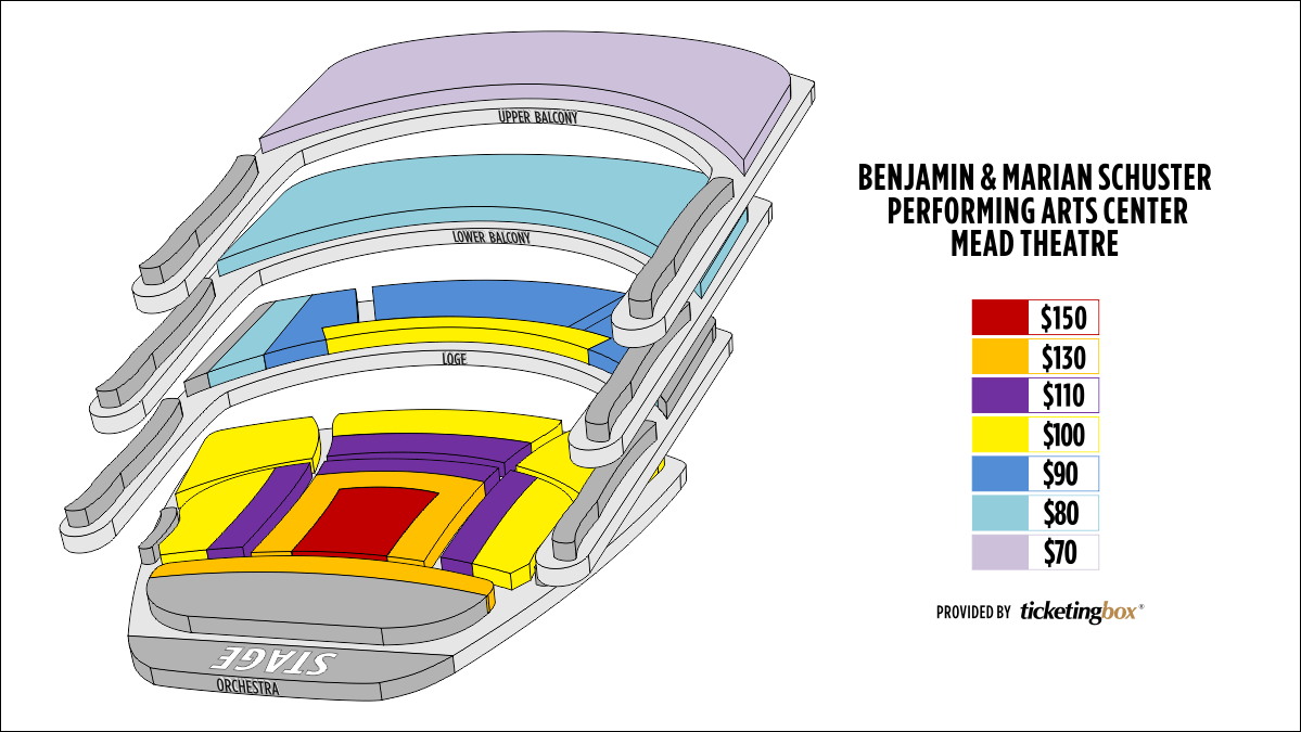 The Schuster Center Seating Chart