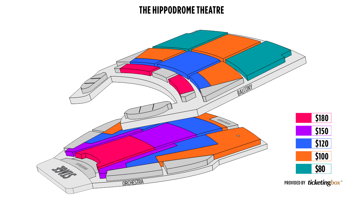 Baltimore The Hippodrome Theatre Seating Chart