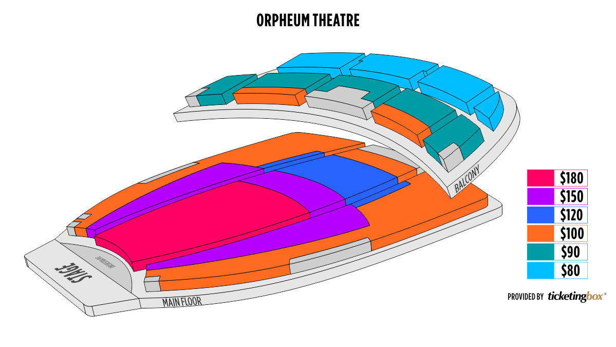 Phoenix Phoenix Orpheum Seating Chart