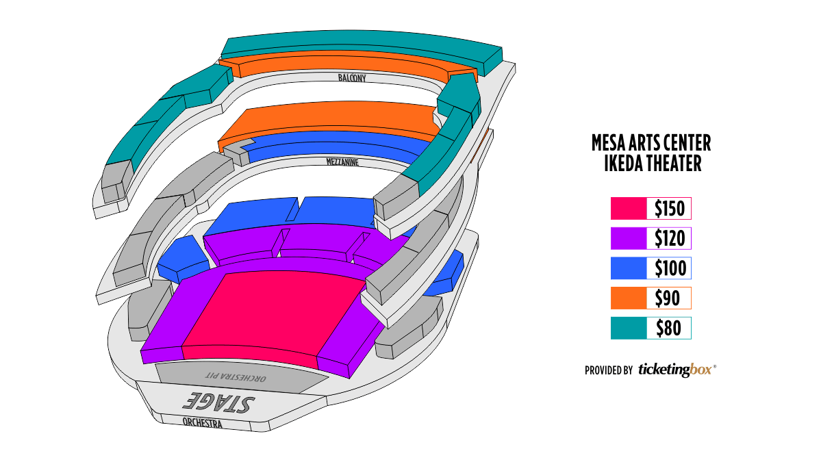 Mesa Ikeda Theater Seating Chart