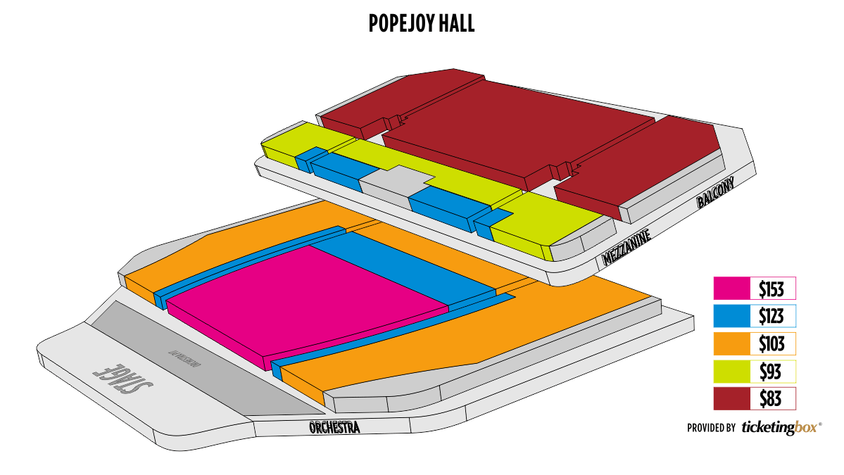 Albuquerque Popejoy Hall Seating Chart