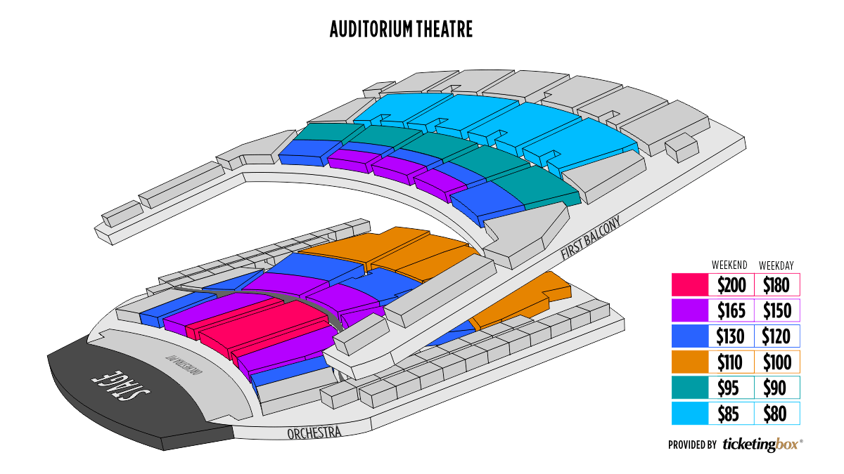 Chicago Theater Seating Chart With Numbers