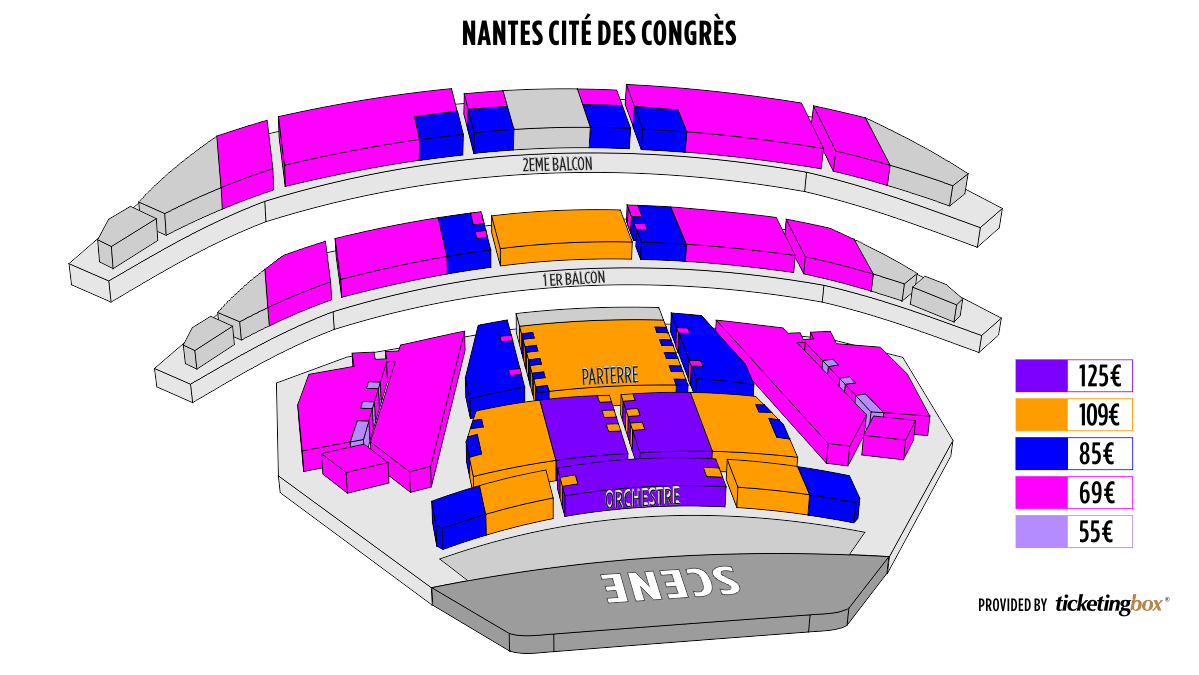 Nantes Cité des Congrès de Nantes Plan De La Salle (Français) | Shen