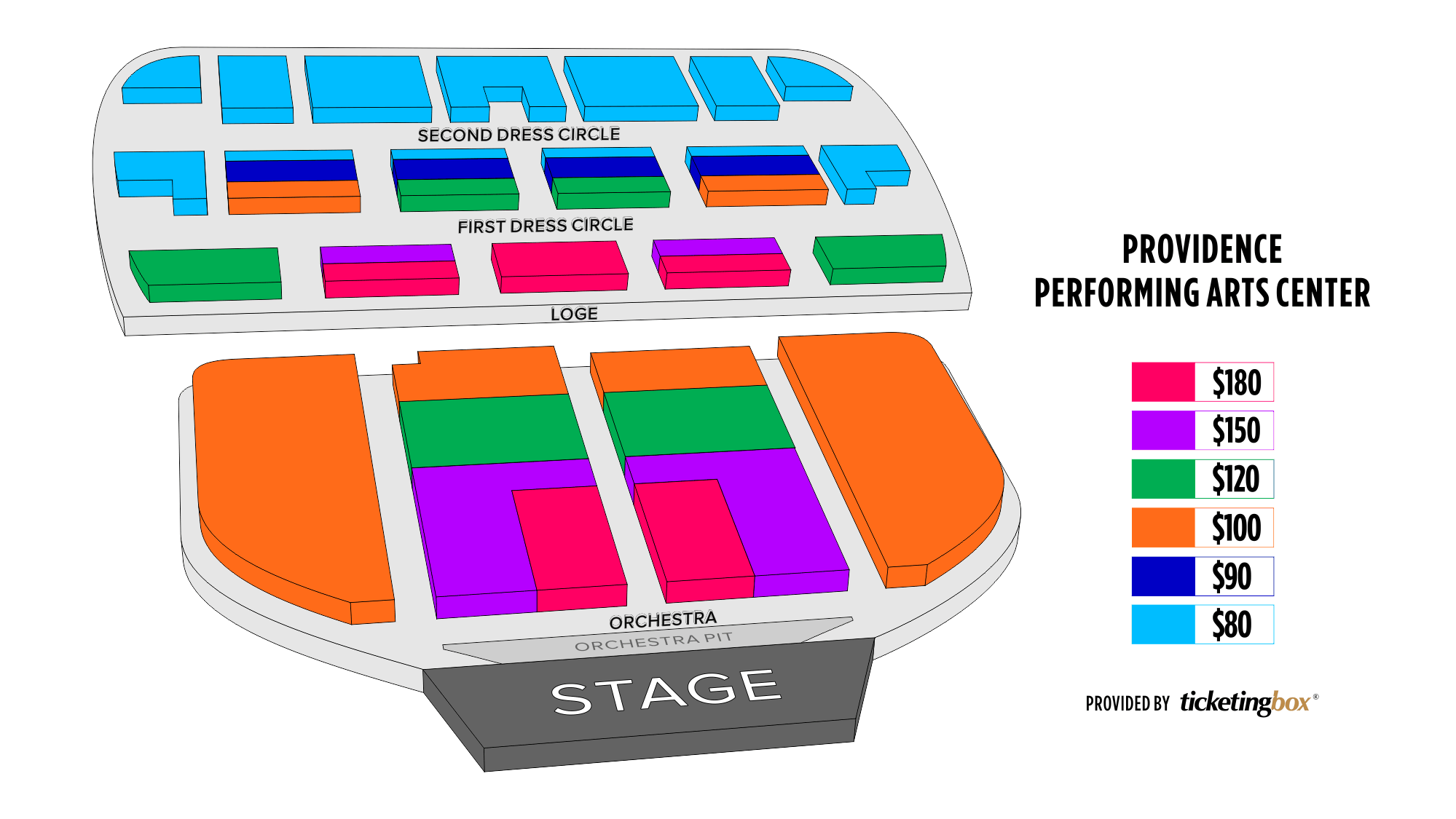 Providence Providence Performing Arts Center Seating Chart