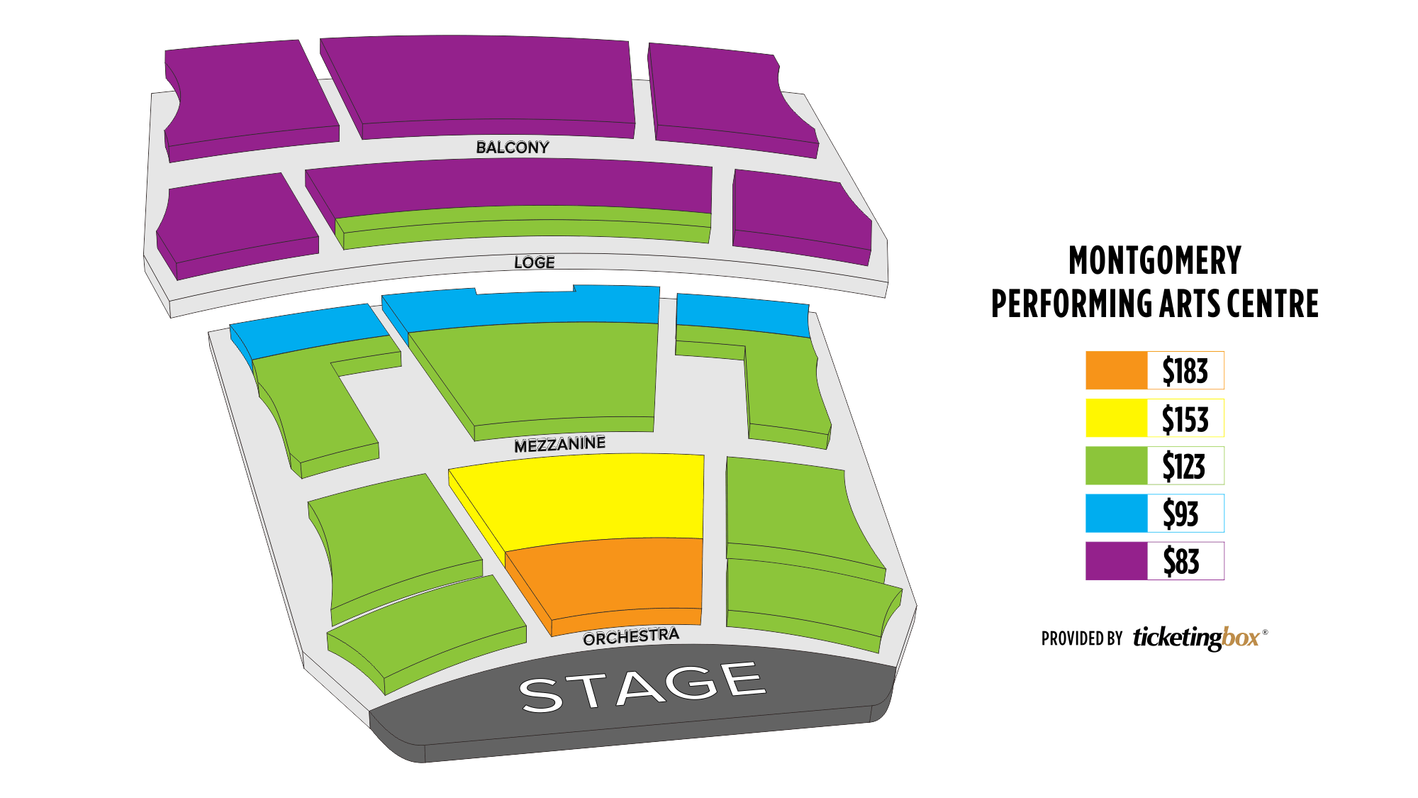 Montgomery Montgomery Performing Arts Centre Seating Chart