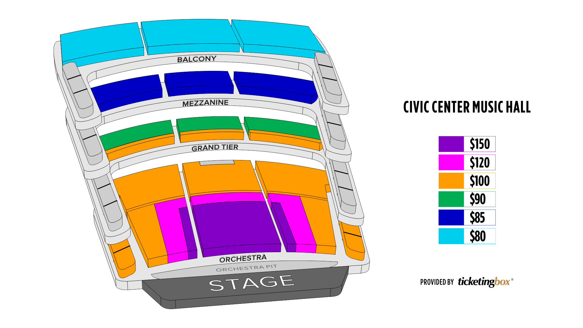 Oklahoma City Civic Center Seating Chart