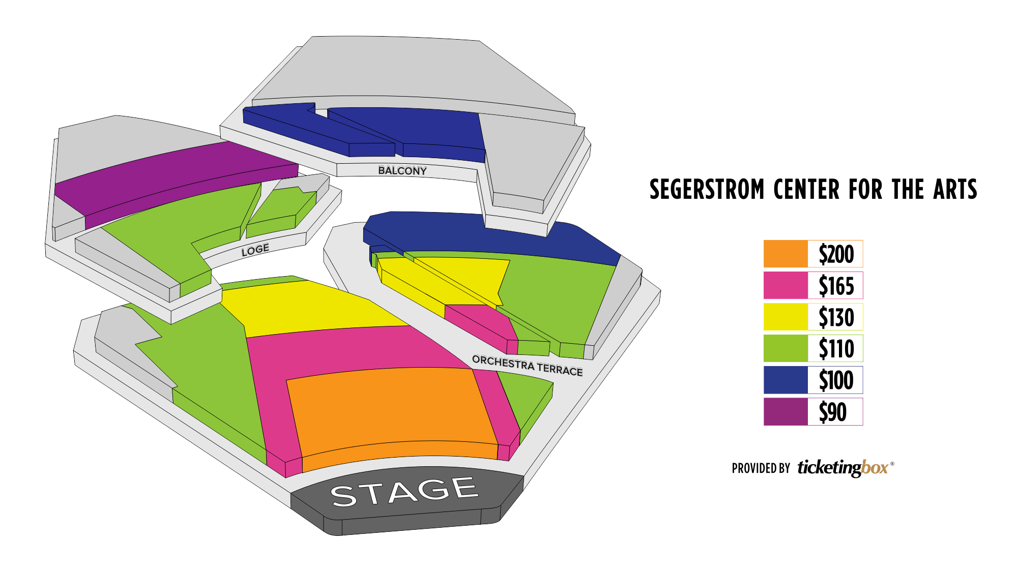 Segerstrom seat view