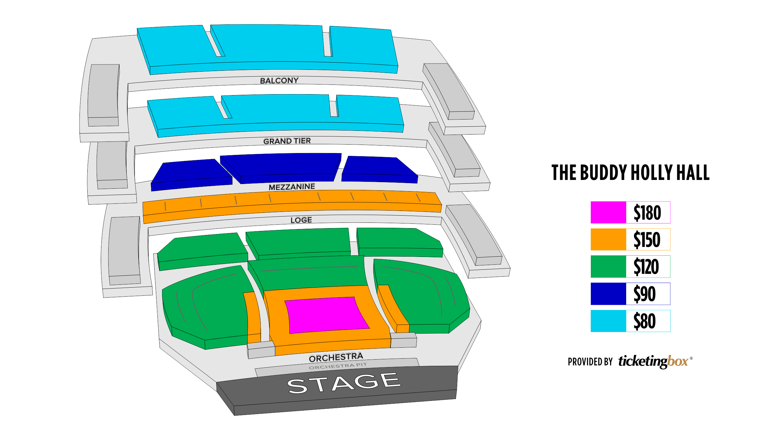 Lubbock The Buddy Holly Hall Seating Chart