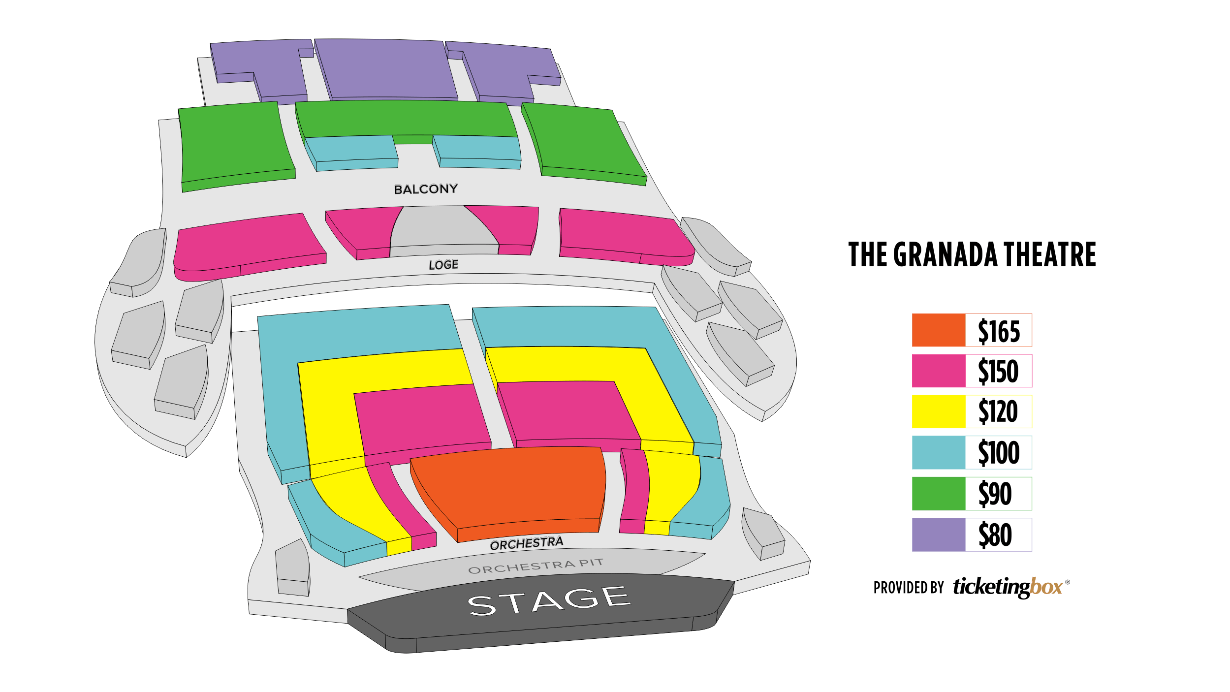 Santa Barbara The Granada Theatre Seating Chart