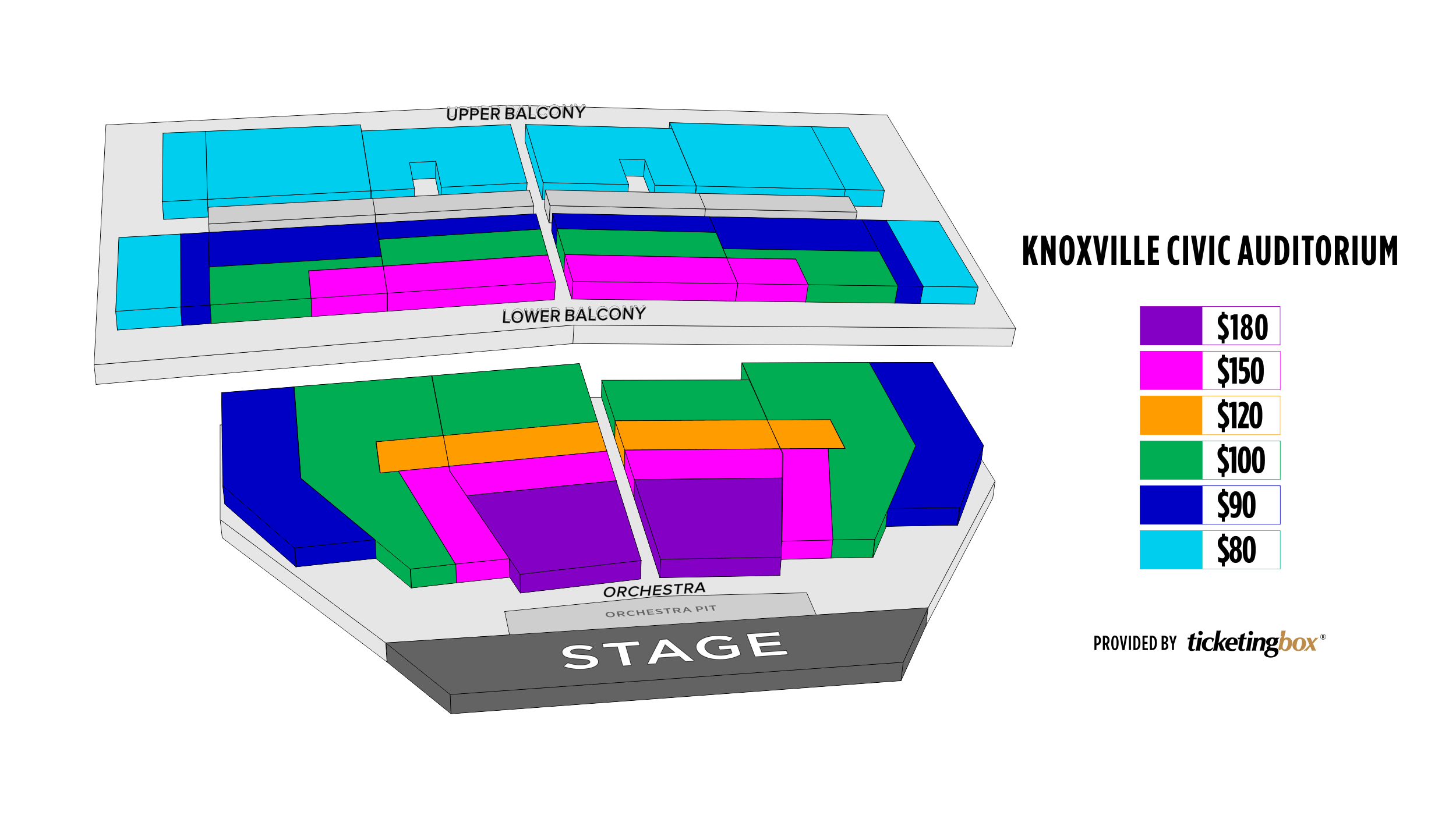 Knoxville Knoxville Civic Auditorium And Coliseum Seating Chart 8842