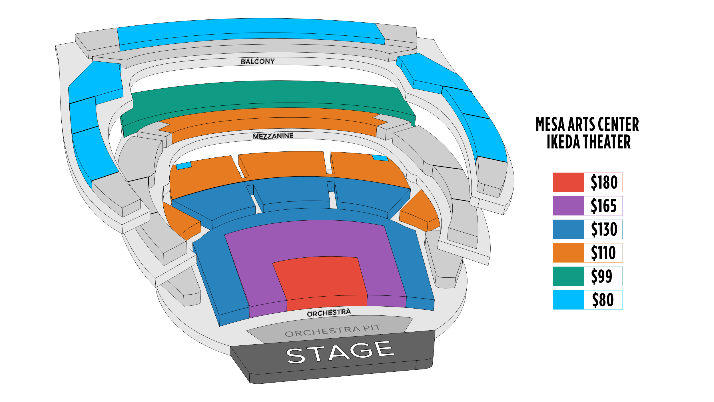 Mesa Ikeda Theater at Mesa Arts Center Plan De La Salle